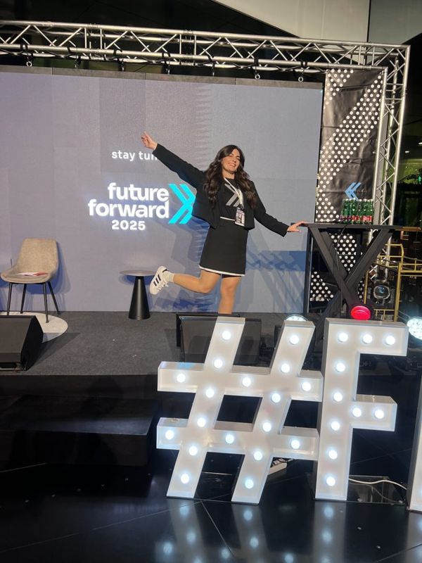 Iva on the Future Forward stage
